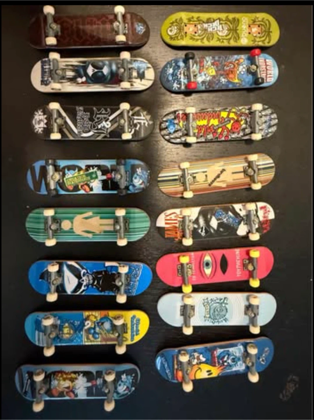 Tech Deck / fingerboard collection , boards, ramps, hardware,