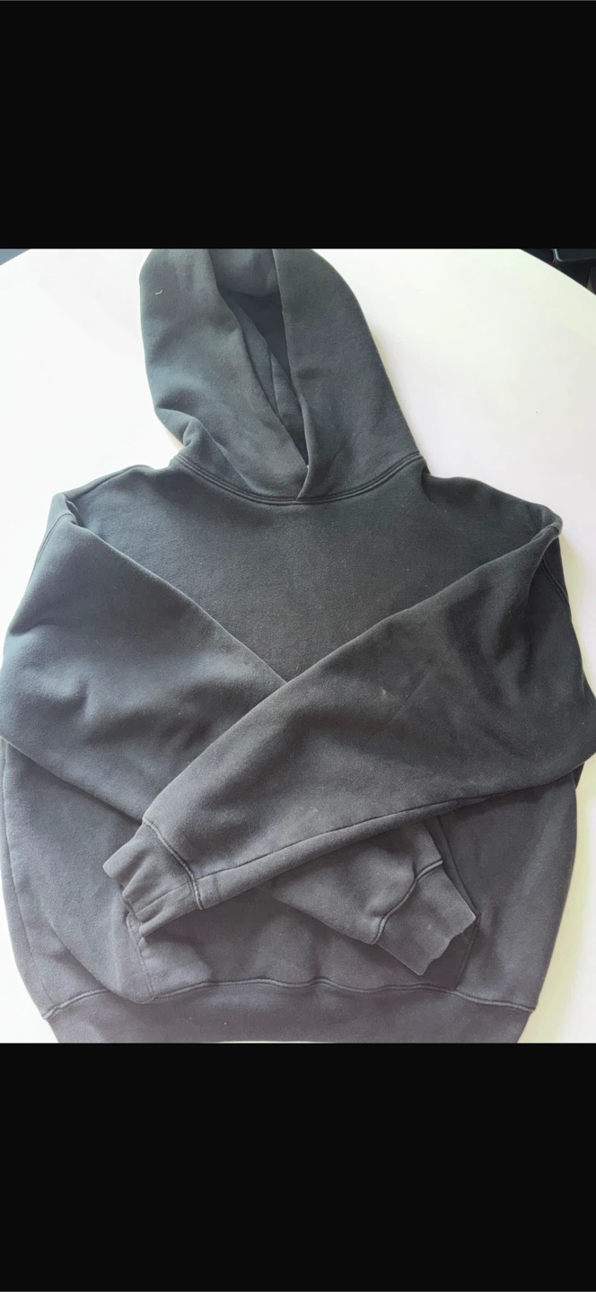 Fear of God Essentials Black Hoodie - photo 2