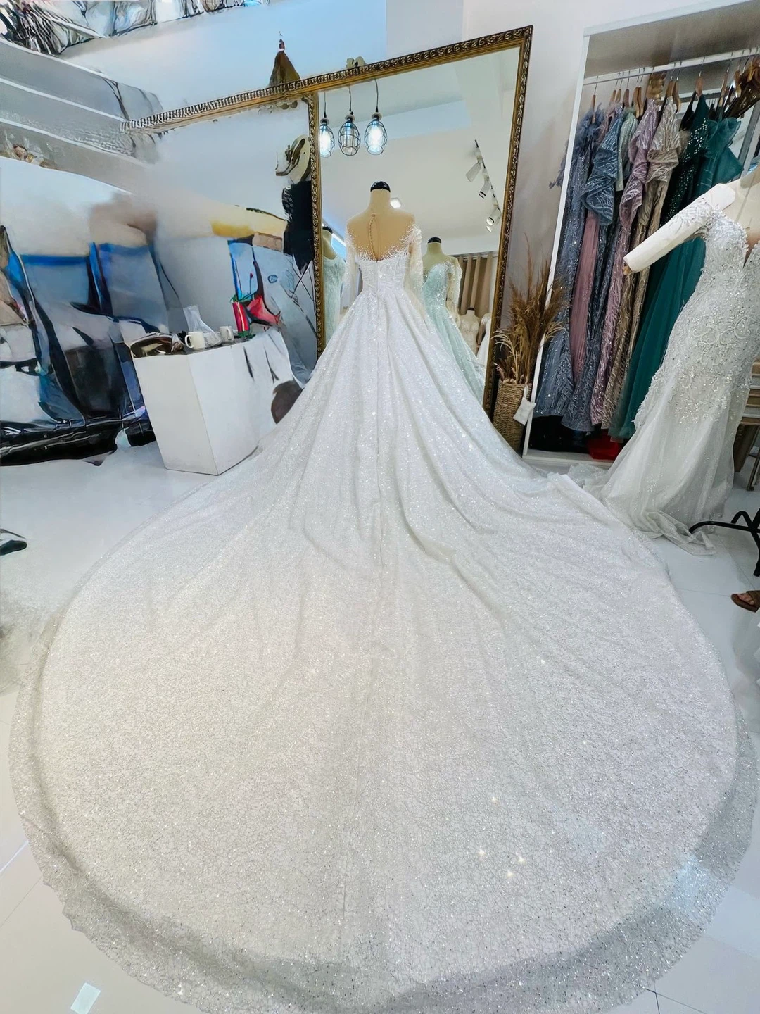 wedding gown