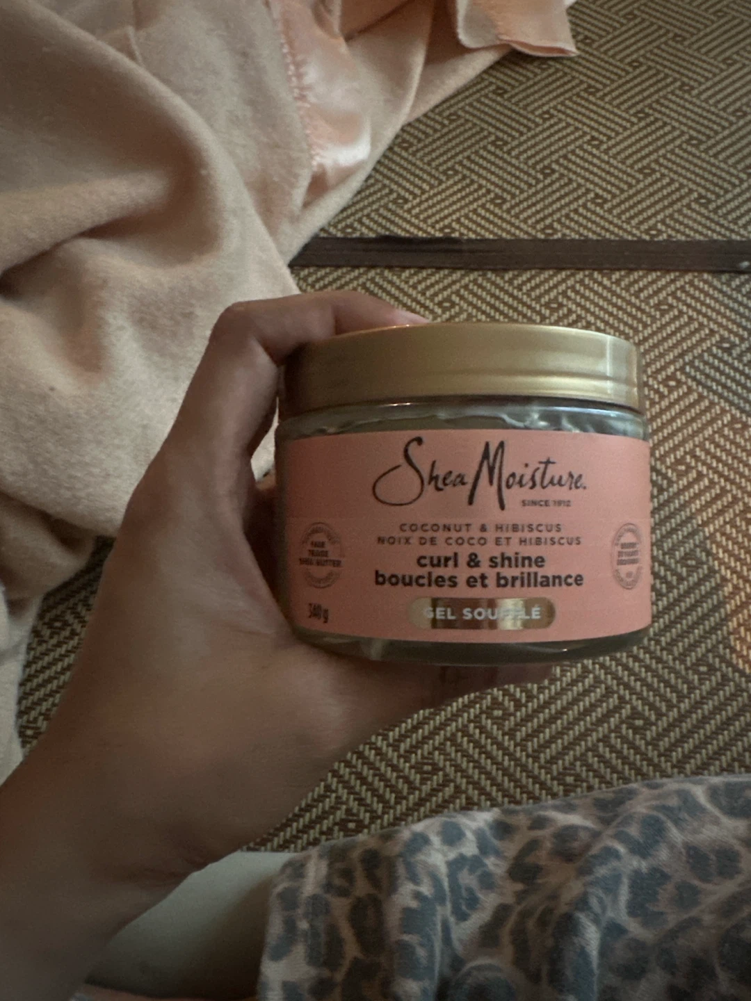 (New) SheaMoisture Coconut & Hibiscus Curl & Shine Gel Souffle