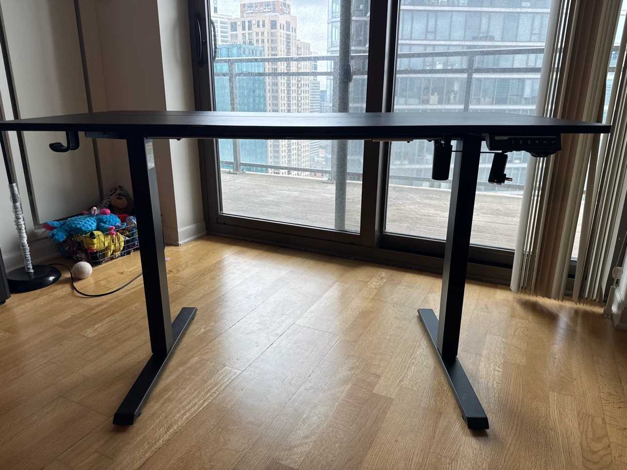Black Home Office Computer Desk - photo 4