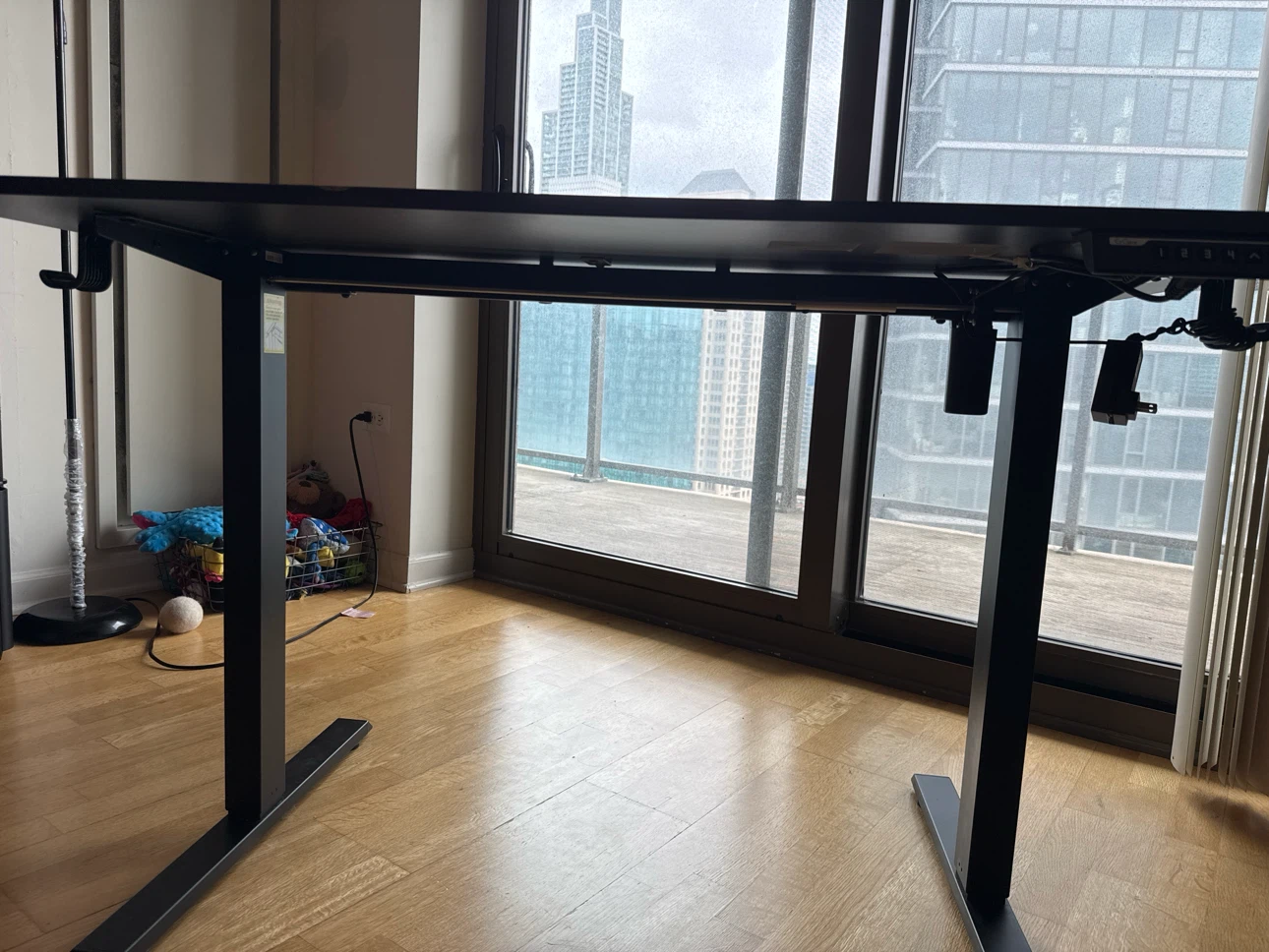 Black Home Office Computer Desk - photo 5