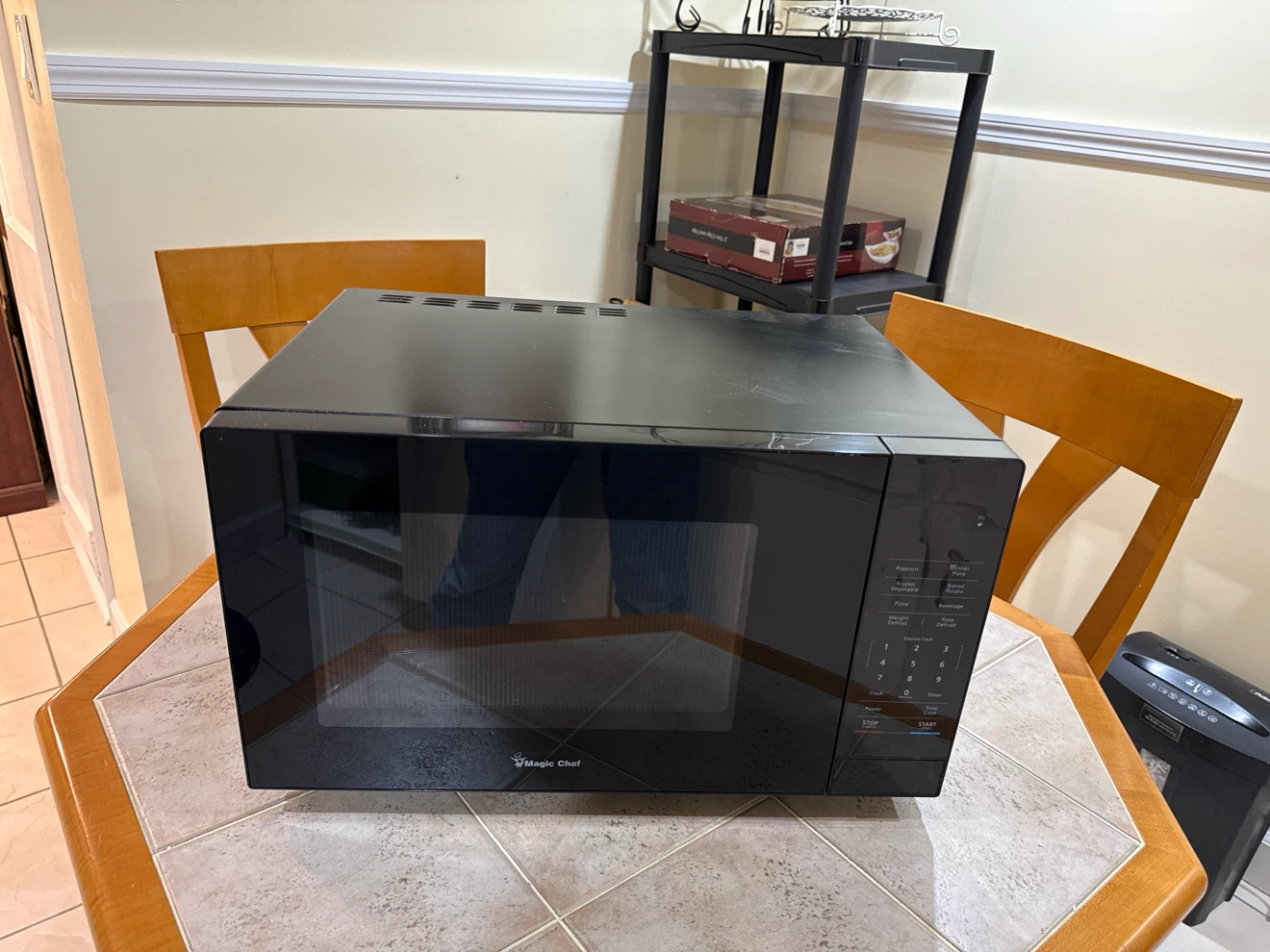 Magic Chef Black Microwave