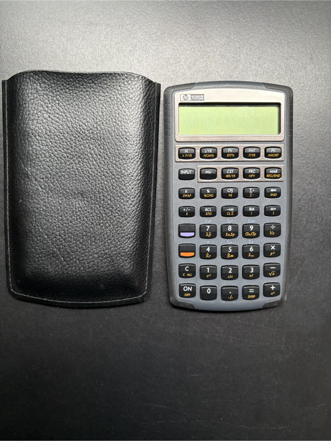 HP 10bII Financial Calculator with Case needs new batteries