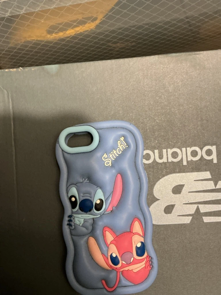 Stitch and Angel Silicone iPhone Case