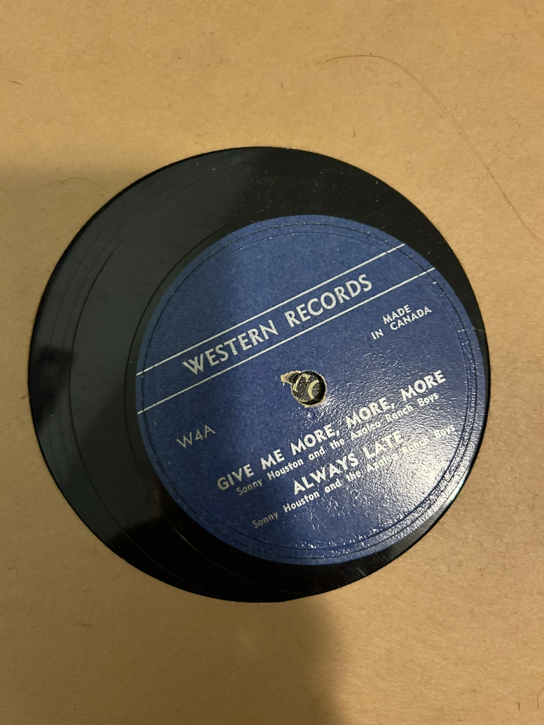 Western Records Vinyl - Sonny Houston