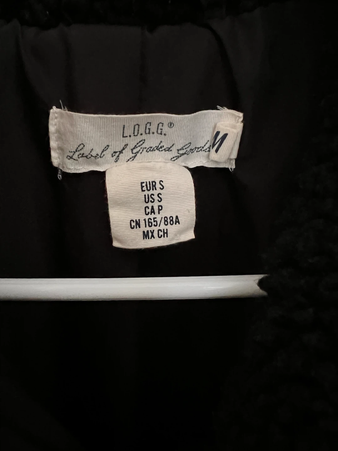 H&M L.O.G.G. Black Sherpa Jacket - photo 3