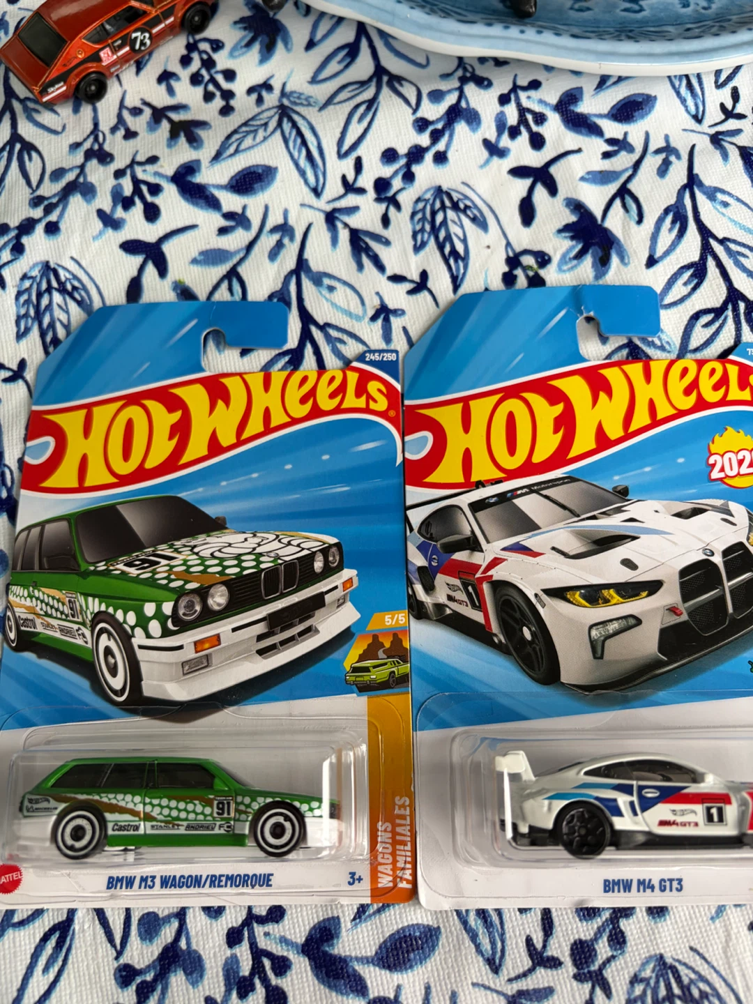 2 Hot Wheels BMW Die-Cast Cars