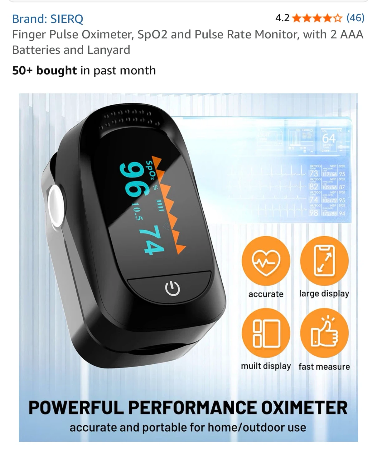 Finger Pulse Oximeter - photo 3