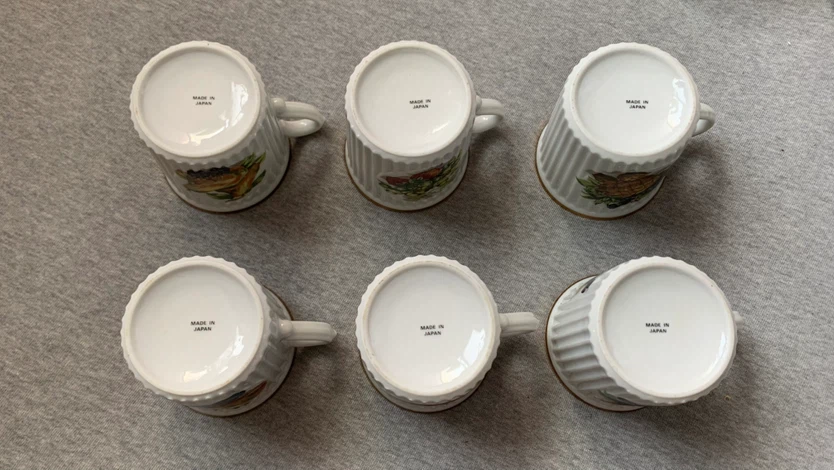 Set of 6 Made in Japan Fruit Pattern Mugs - photo 4