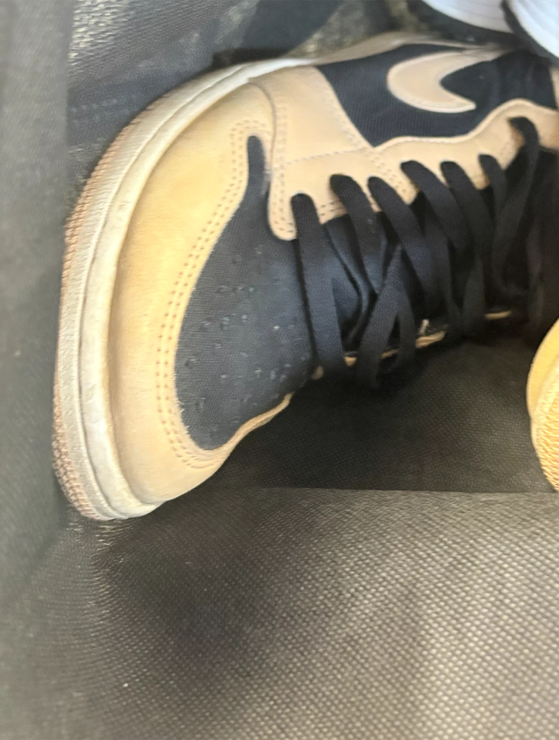 Nike Air Jordan 1 Retro High OG Black/Tan Shoes - photo 2