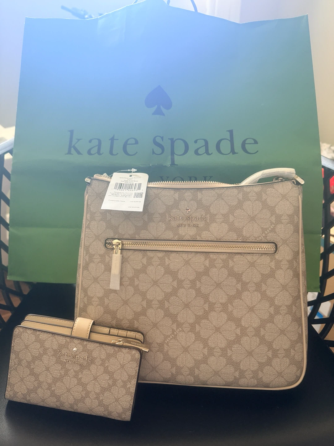 Brand New Kate Spade New York Bag and Wallet Set