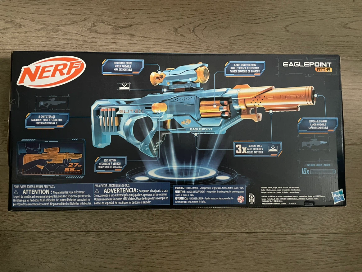 NEW! Nerf Elite 2.0 Eaglepoint RD-8 Blaster - photo 2