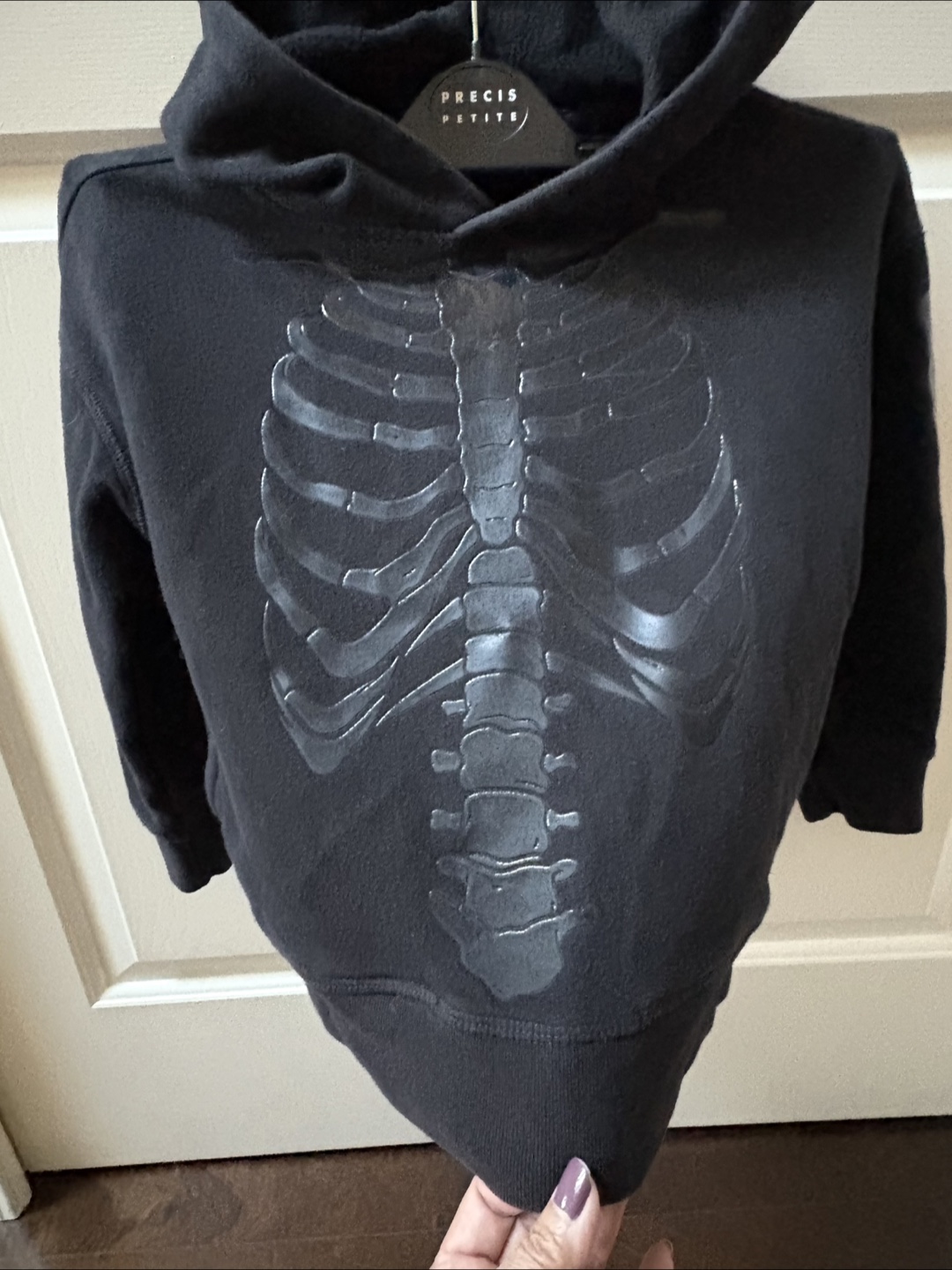 Gap Black Skeleton Design Warm Hoodie - Boy/Girl Size XS - photo 4