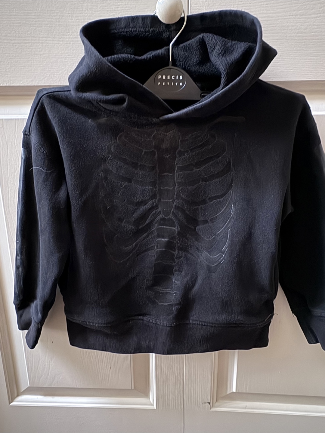 Gap Black Skeleton Design Warm Hoodie - Boy/Girl Size XS