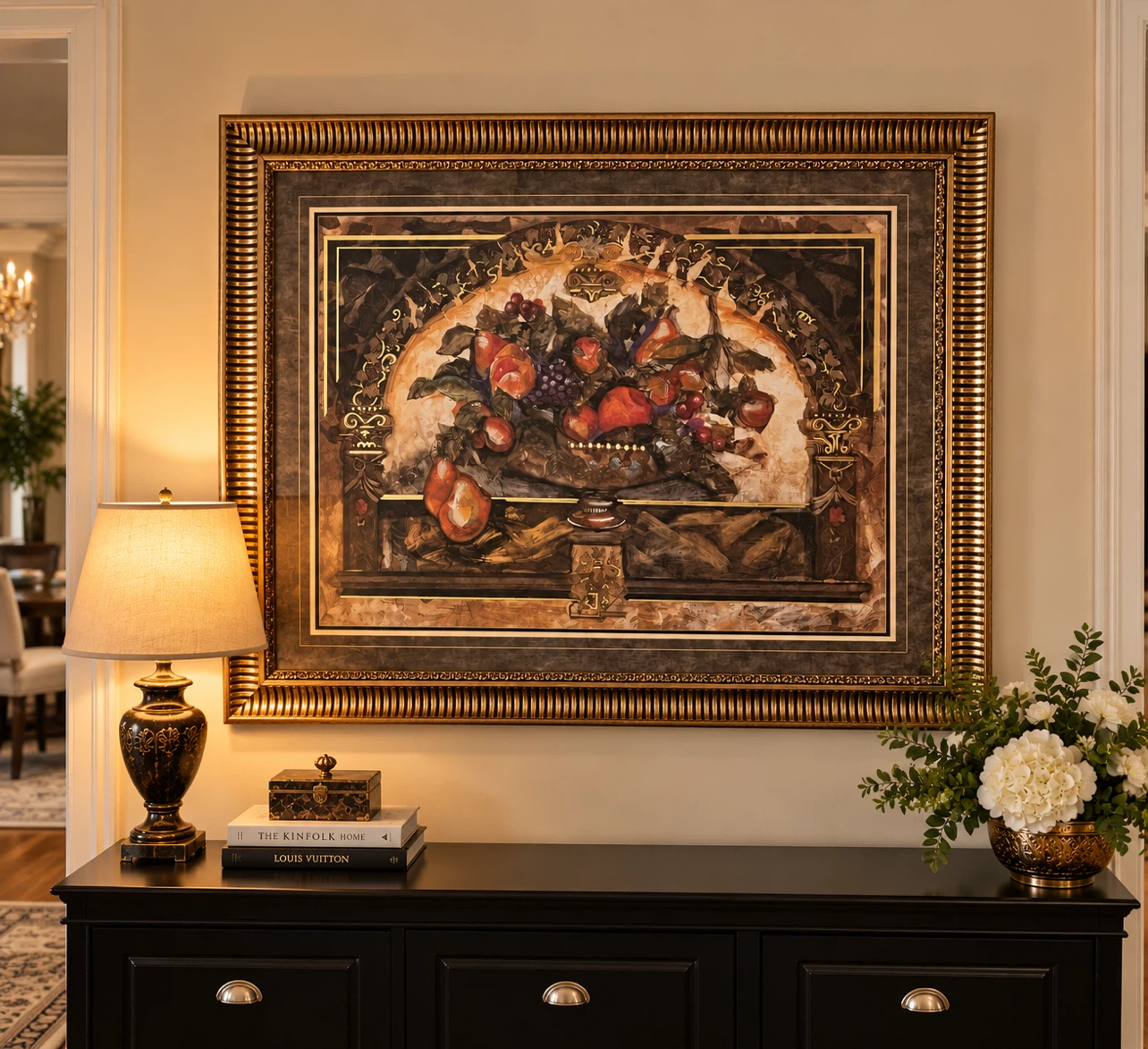 Large Framed Still Life Wall Art