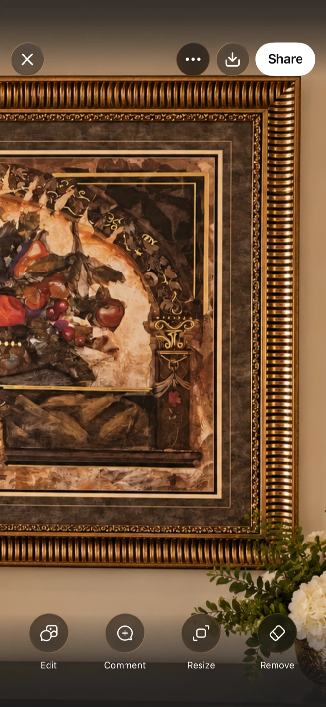 Large Framed Still Life Wall Art - photo 3
