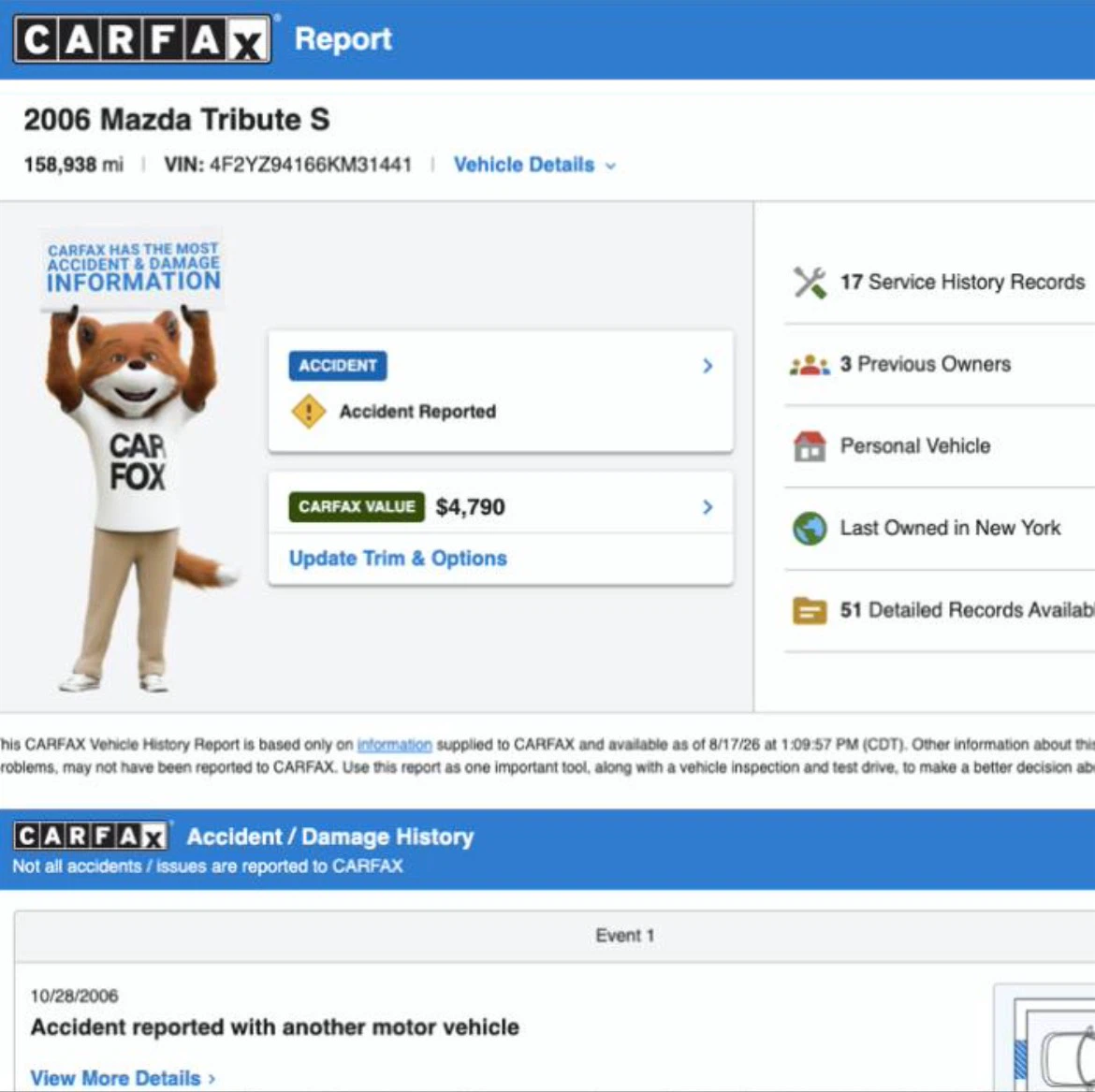 2006 Mazda CX Tribute - photo 2