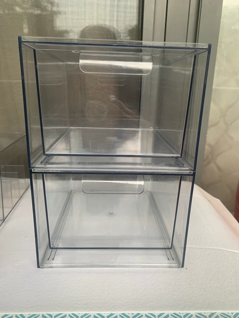 Set of 4 Clear Acrylic Organizers - photo 2