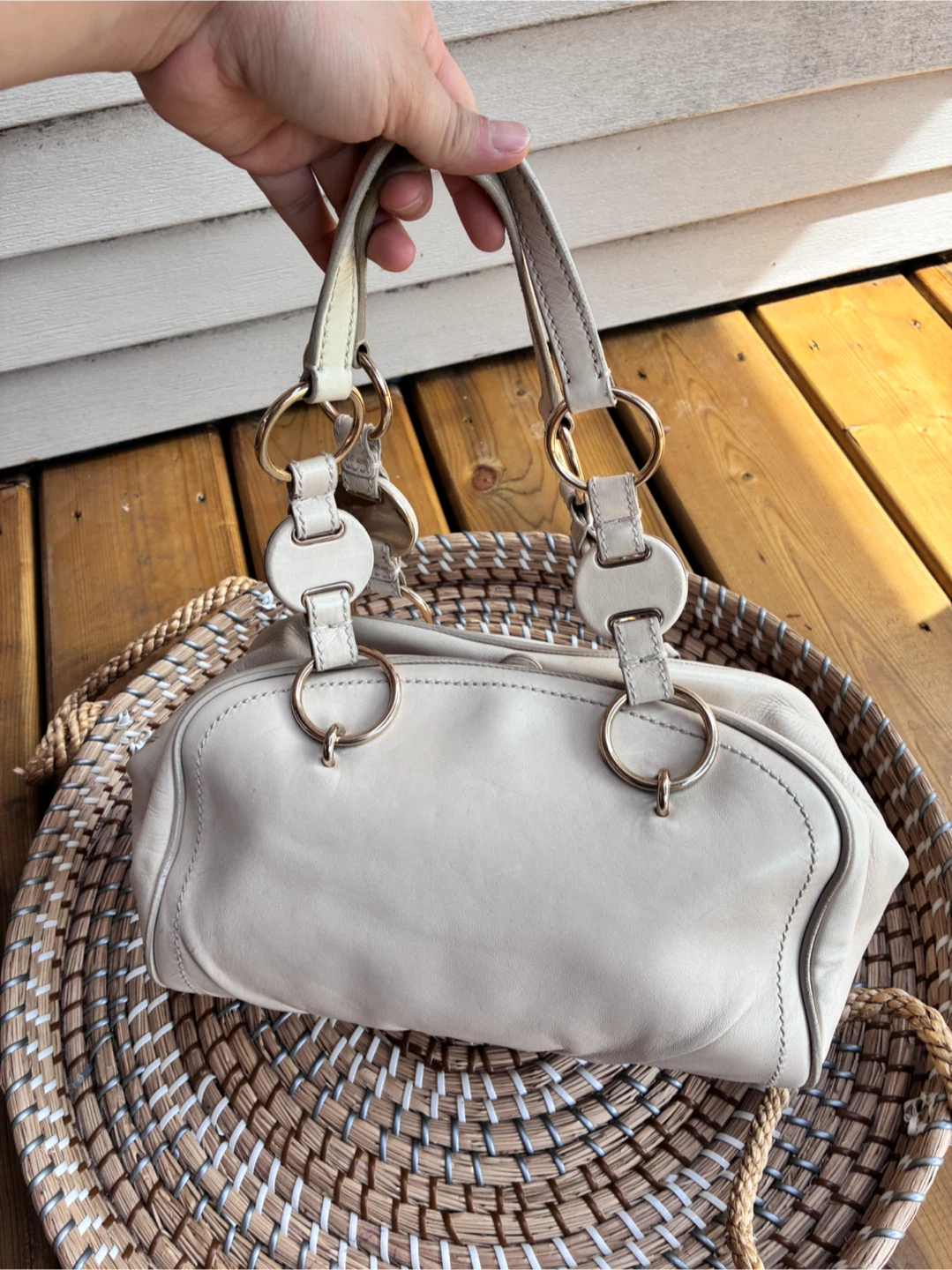 Authentic YSL cream vintage bag - photo 2
