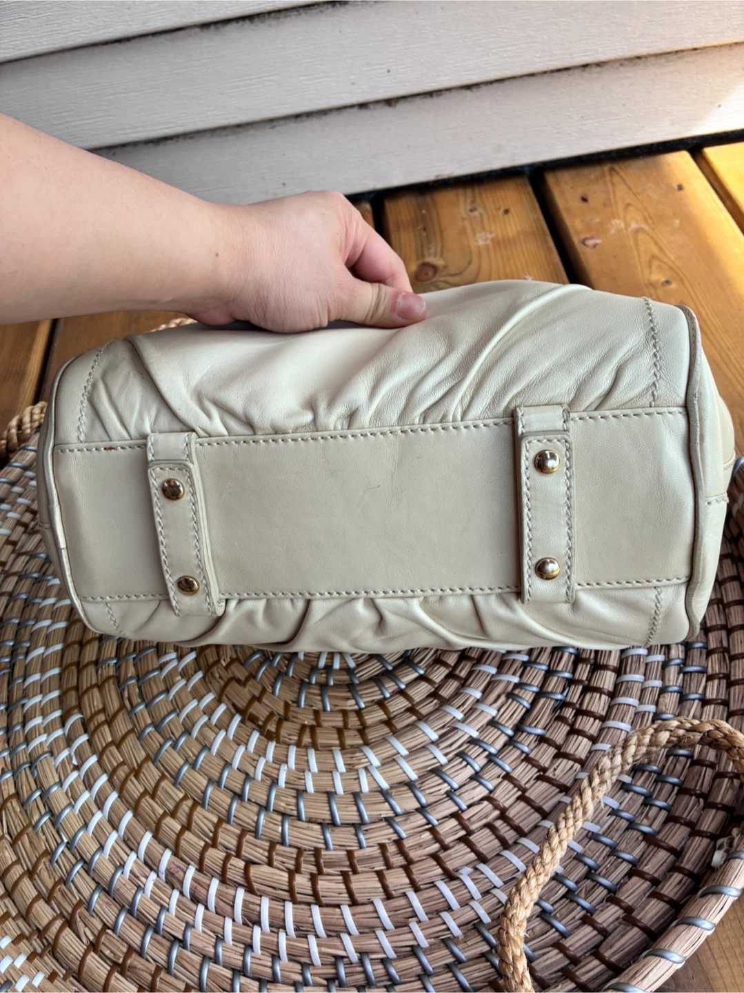 Authentic YSL cream vintage bag - photo 3
