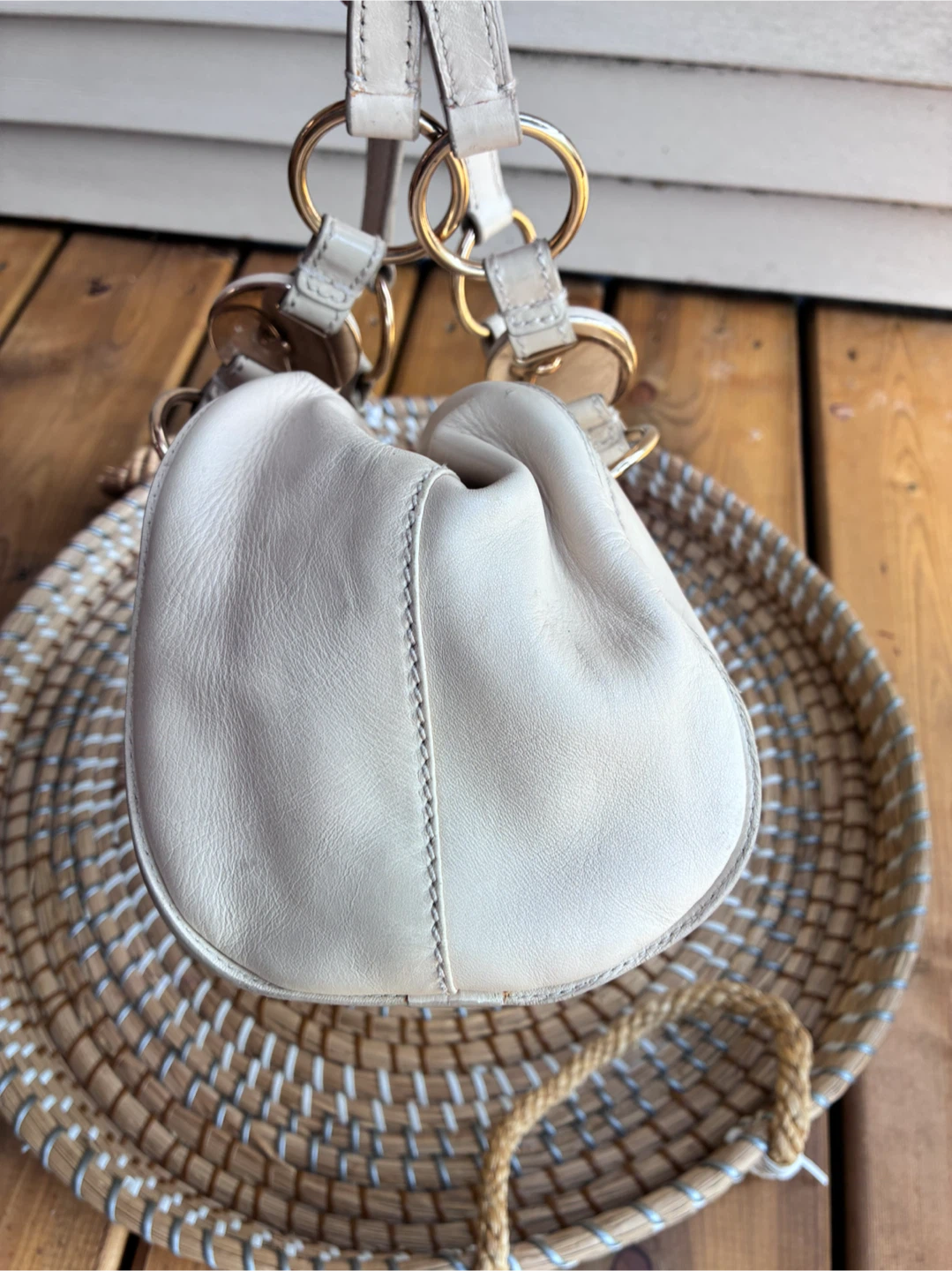 Authentic YSL cream vintage bag - photo 5