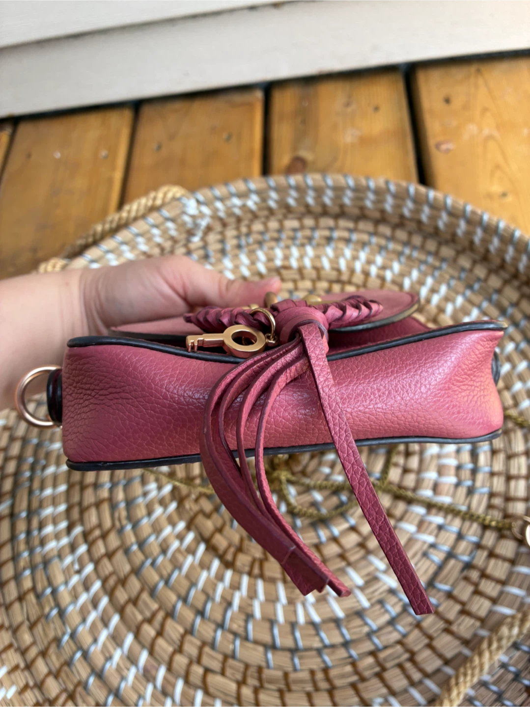 Chloe pink crossbody - photo 4