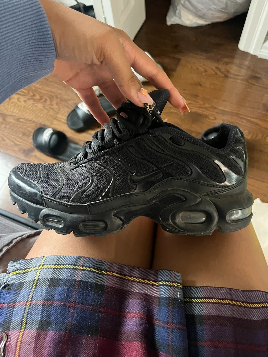 Nike Air Max Plus Black Sneakers - photo 3