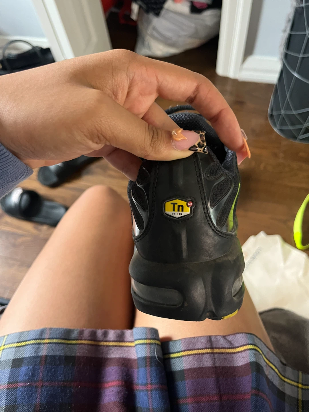 Nike Air Max Plus Black Sneakers - photo 4