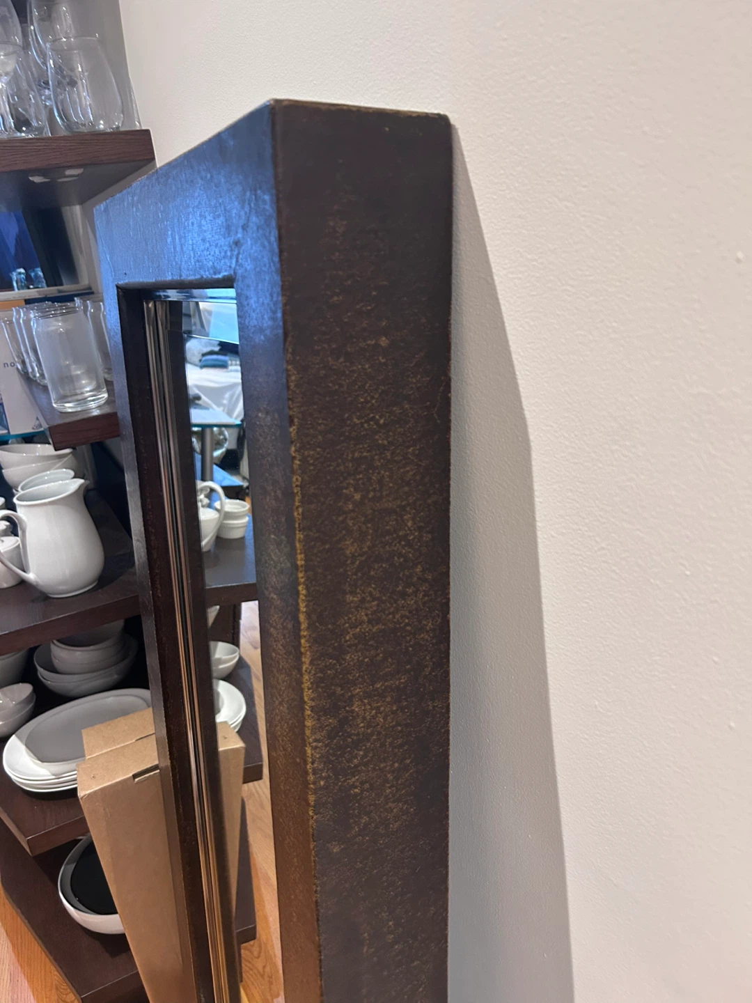 Brown Mirror - Standing or Hanging - photo 2