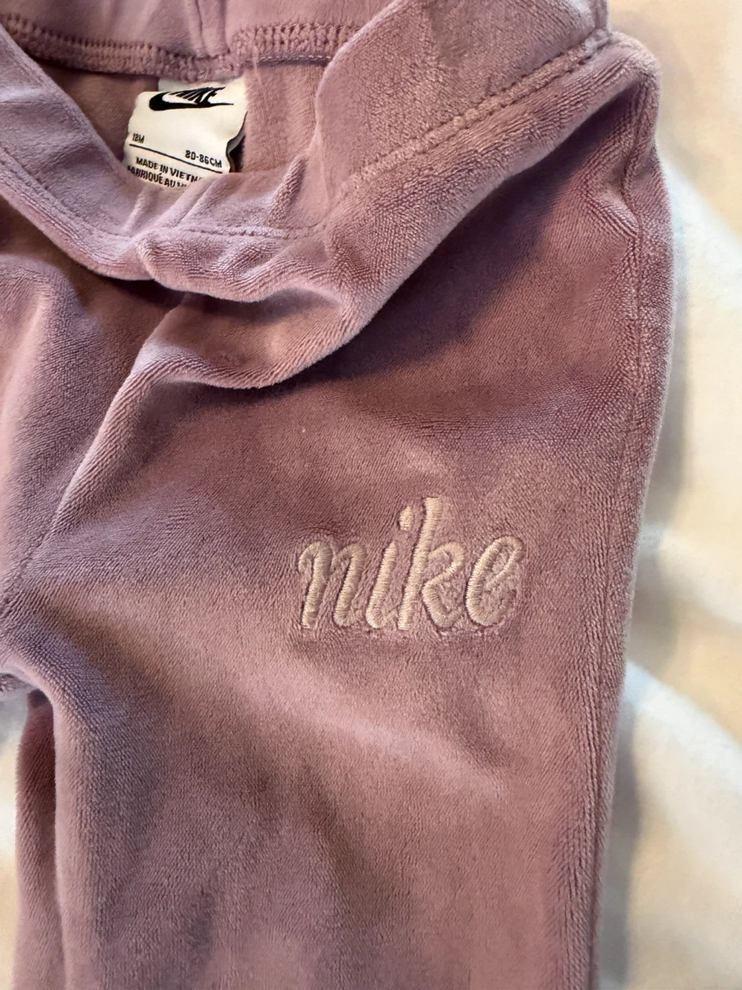 18-24 months Nike Baby Velour Hoodie and Pants Set - photo 3