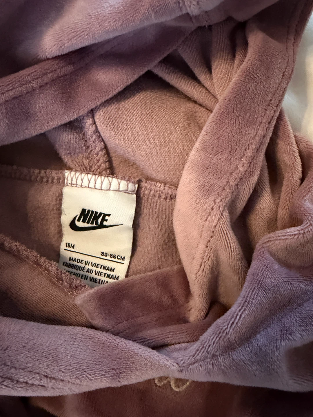 18-24 months Nike Baby Velour Hoodie and Pants Set - photo 5