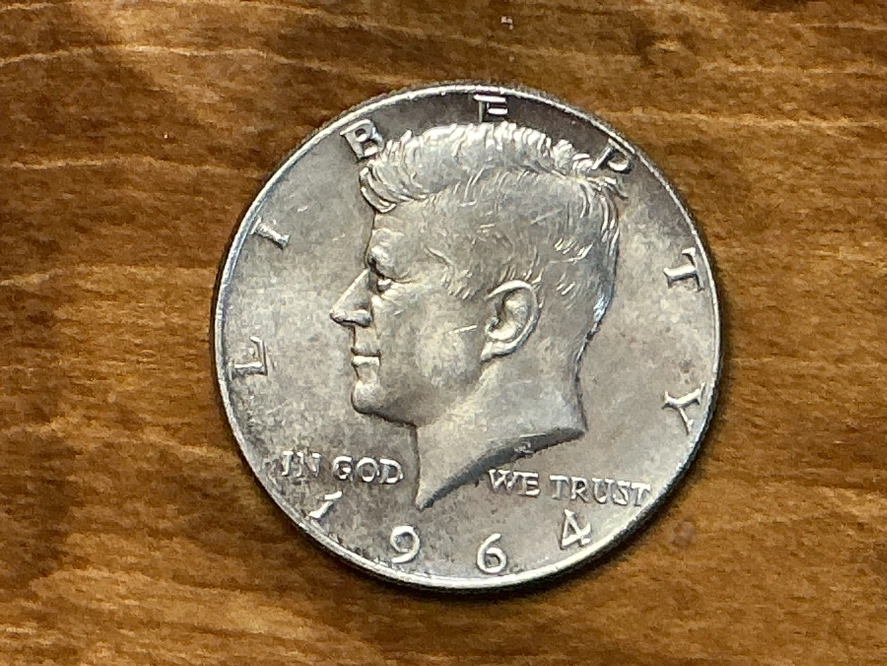 1964 Kennedy 50 Cents Half Dollar Coin !
