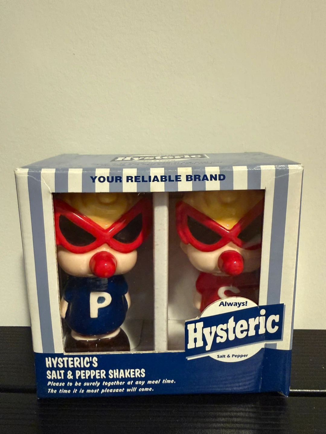 Vintage Always! Hysteric Salt & Pepper shaker (Tokyo Japan)