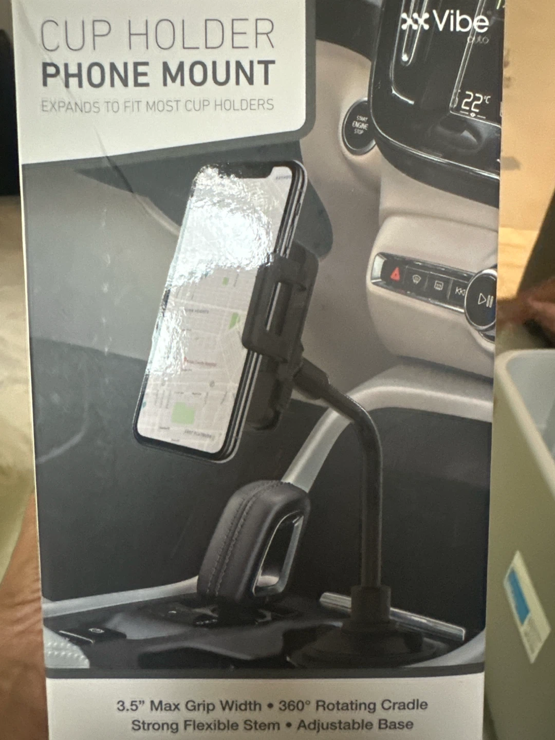 Vibe Auto Cup Holder Phone Mount