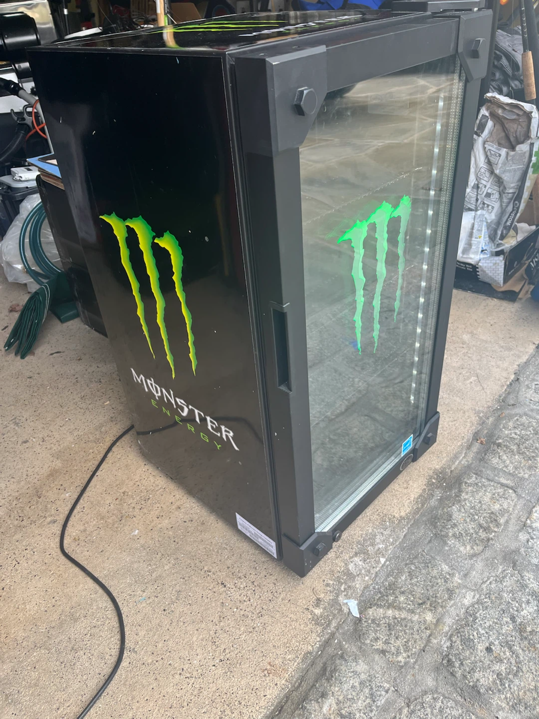 Monster Energy Glass Door Mini Fridge - photo 2