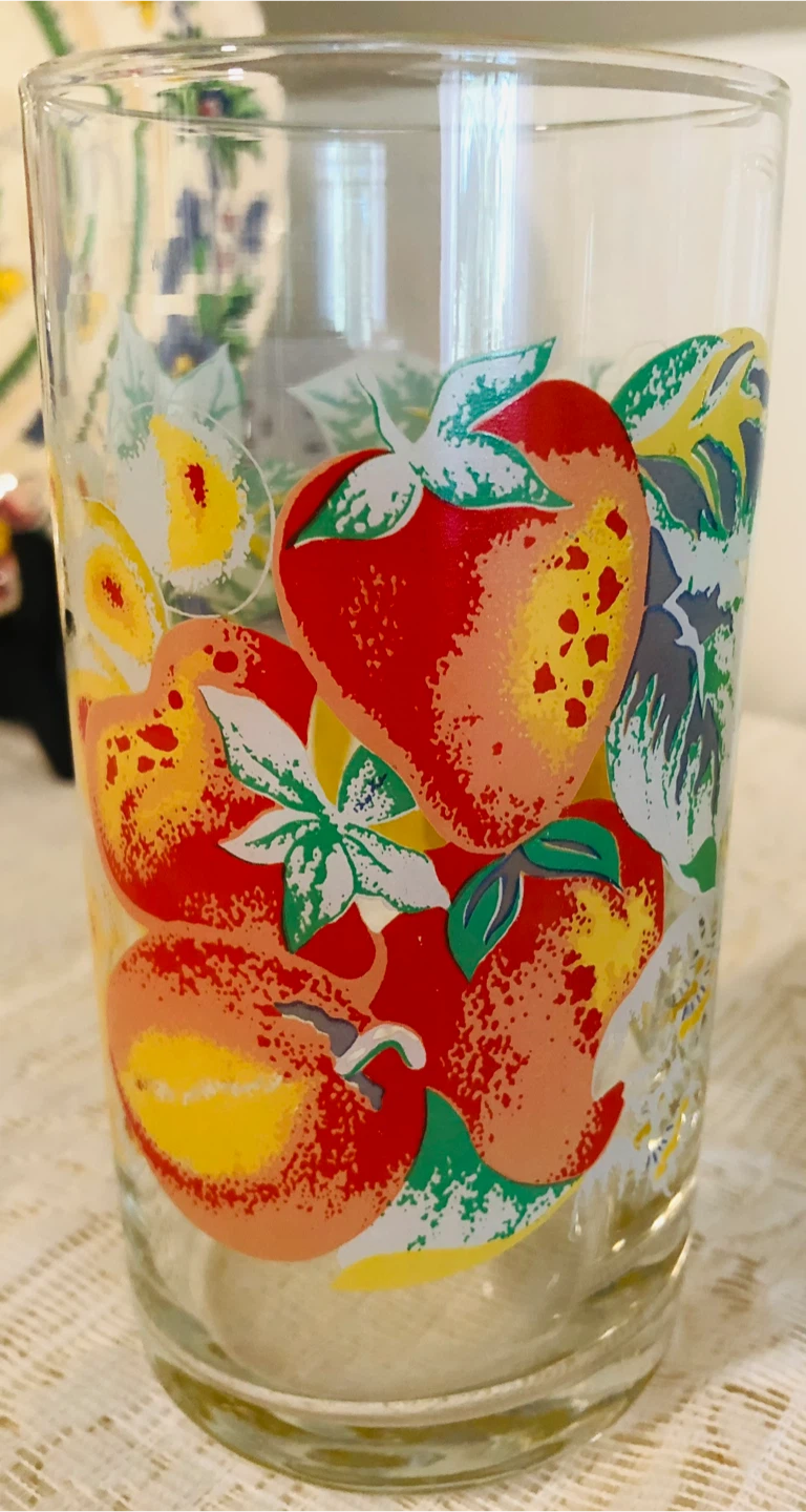 Set of 4 Vintage MCM Glass Tumblers… - photo 5