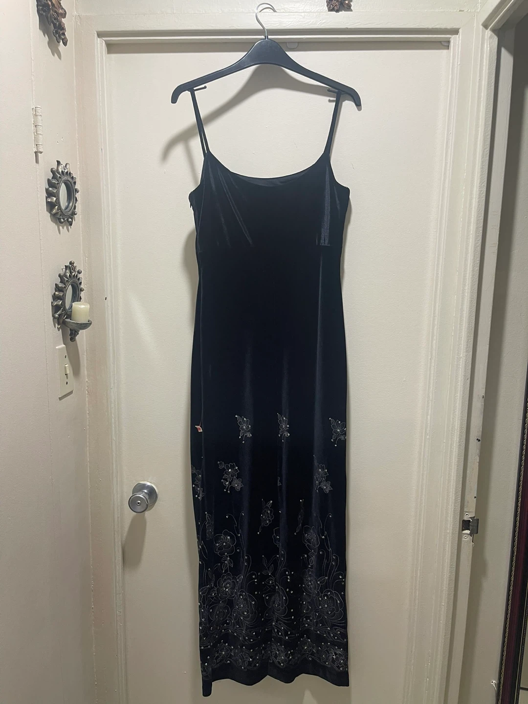 Black Velvet  Evening Dress - photo 2