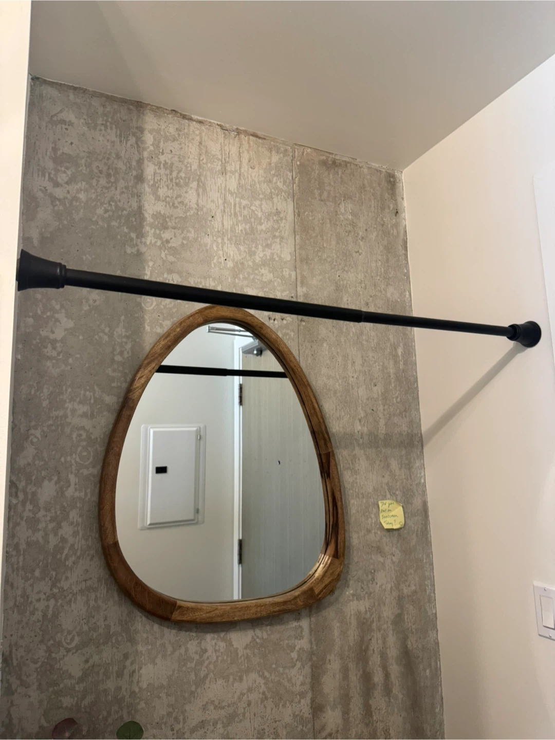 Matte Black Tension Rod (32” to 75”)