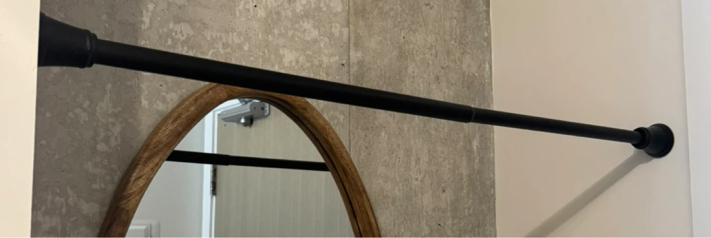 Matte Black Tension Rod (32” to 75”) - photo 2