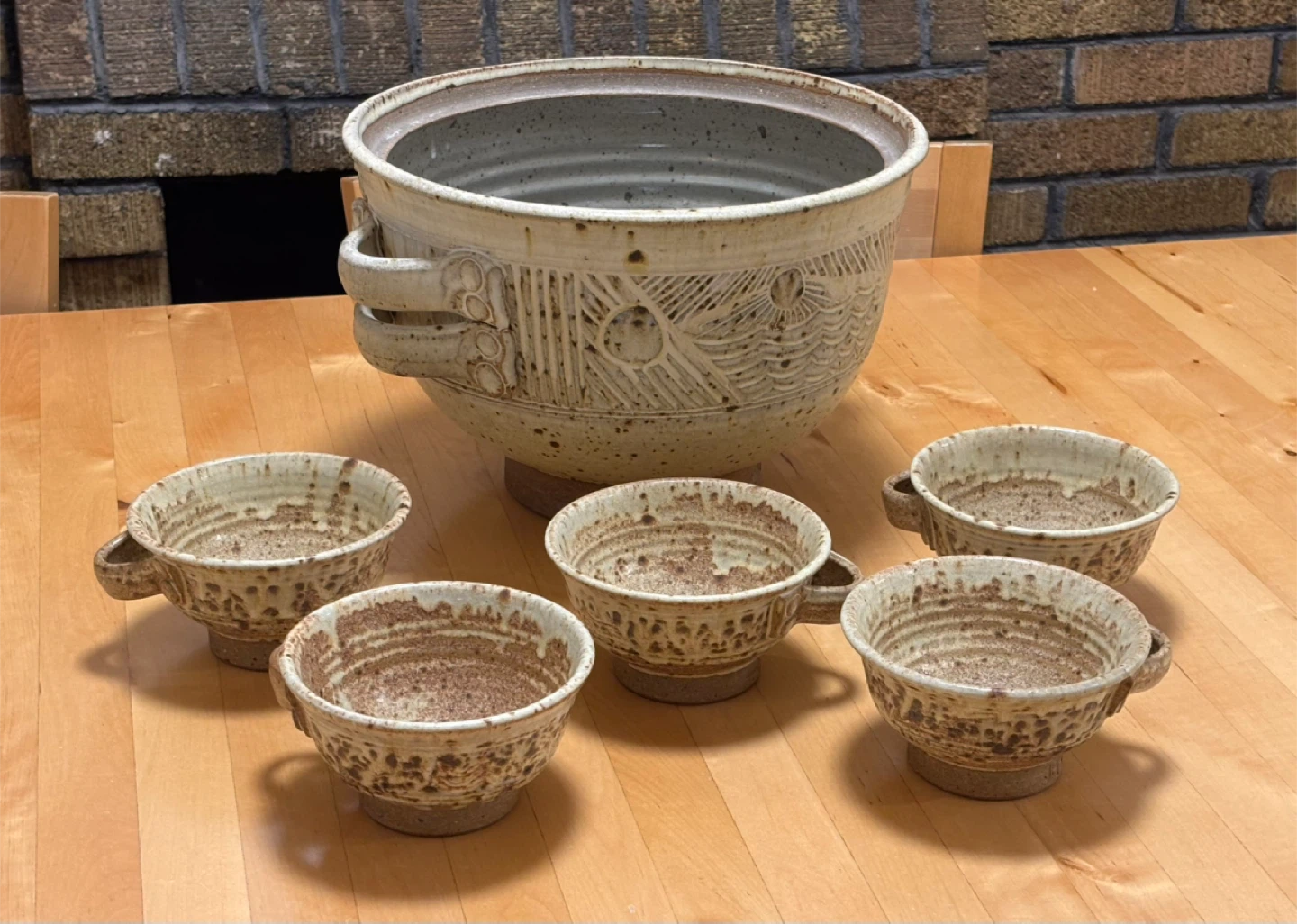 Handcrafted Ceramic Soup Tureen Set