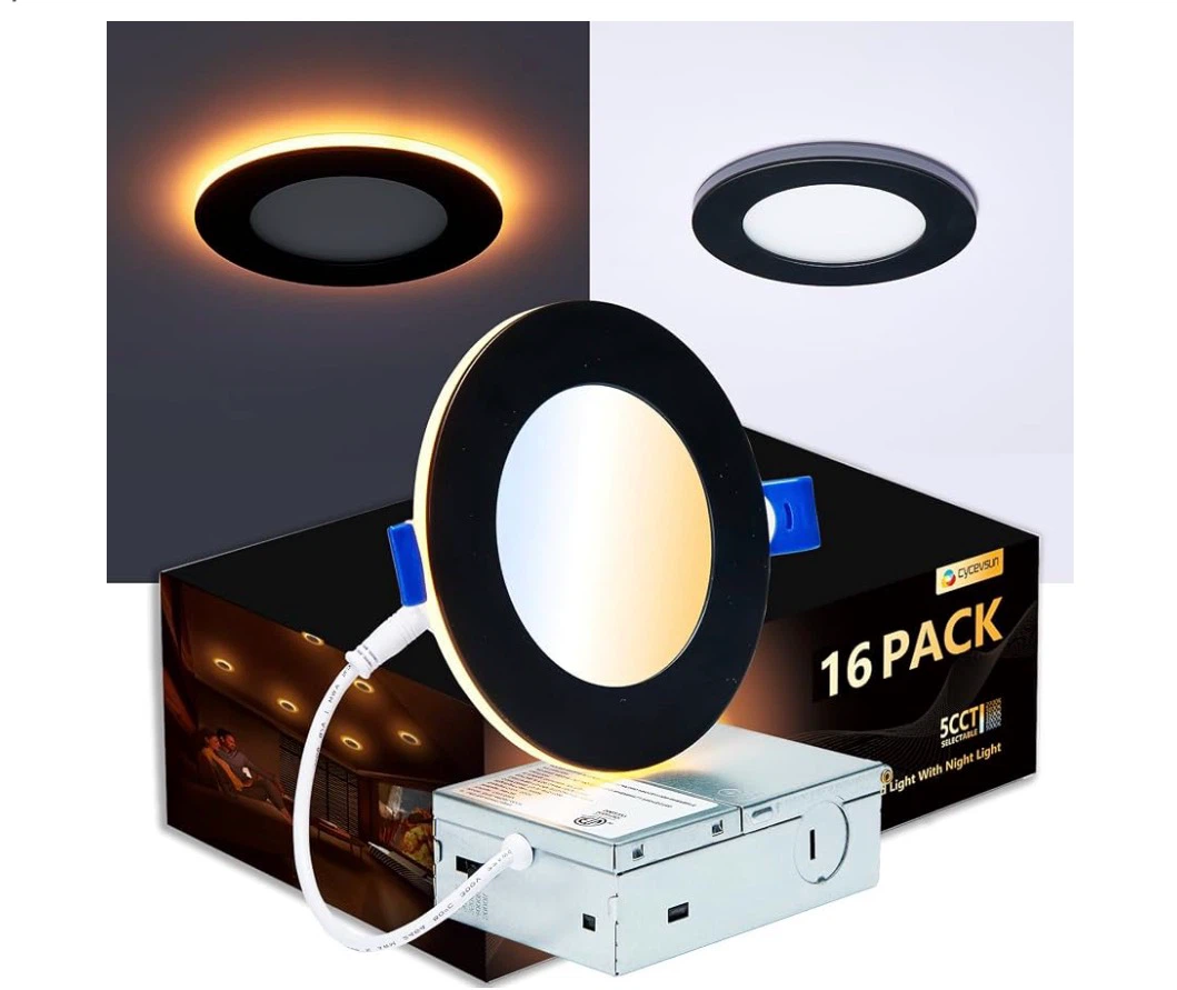Cycevsun 16-Pack 5CCT LED Recessed Lights