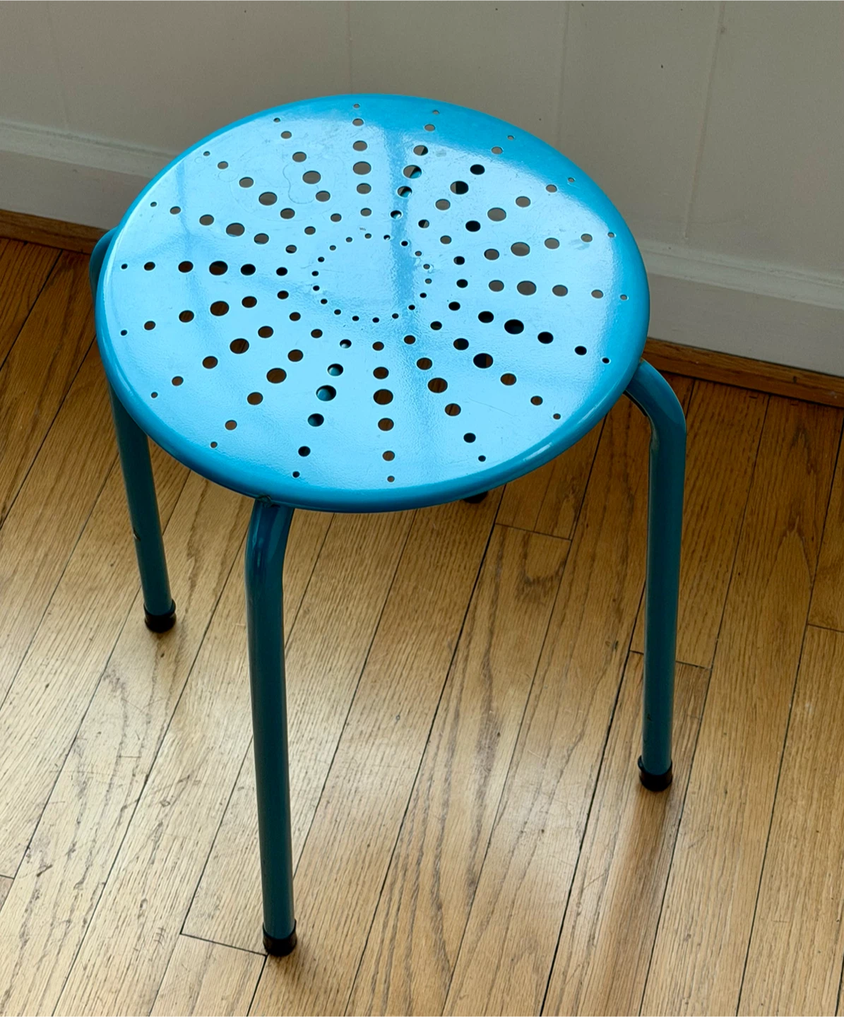 BLUE METAL PLANT STAND - photo 2