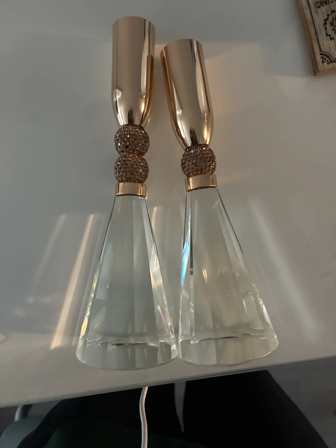 Set of Two Decorative Candle Holders