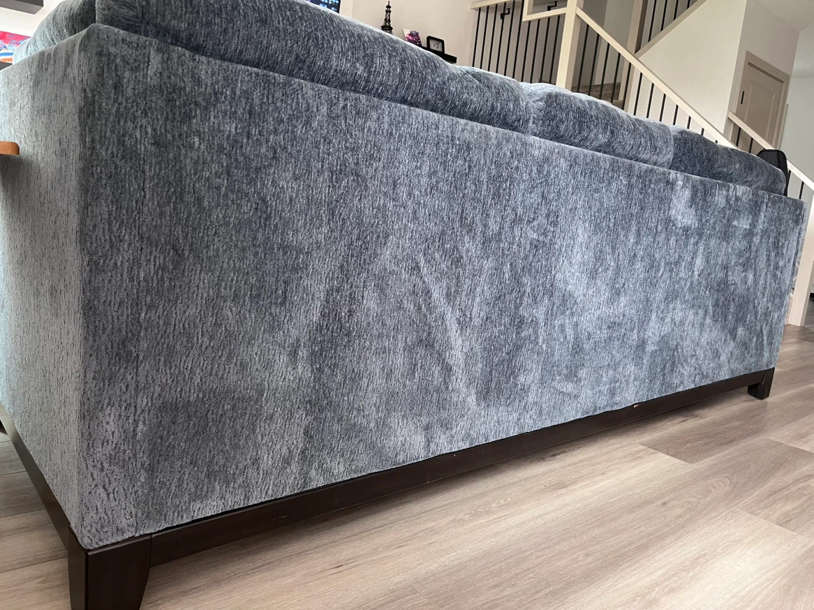 Blue Three-Seater Sofa - photo 3