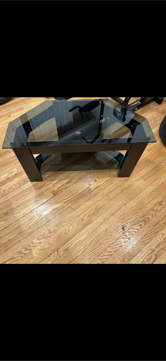 Small Black Glass table - photo 2