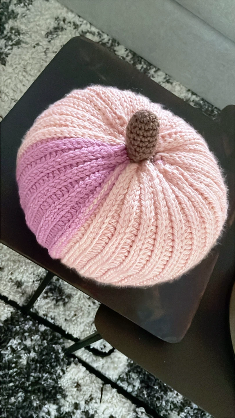 handmade crochet pumpkins
