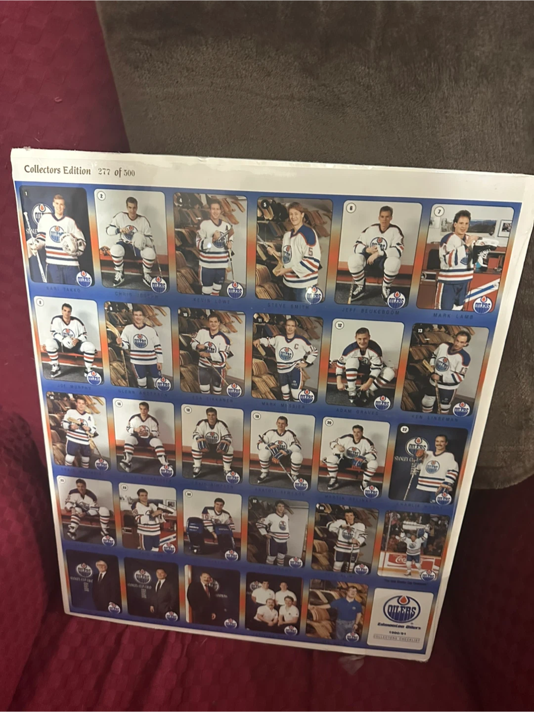 Edmonton Oilers 1990/91 Collectors Edition Checklist