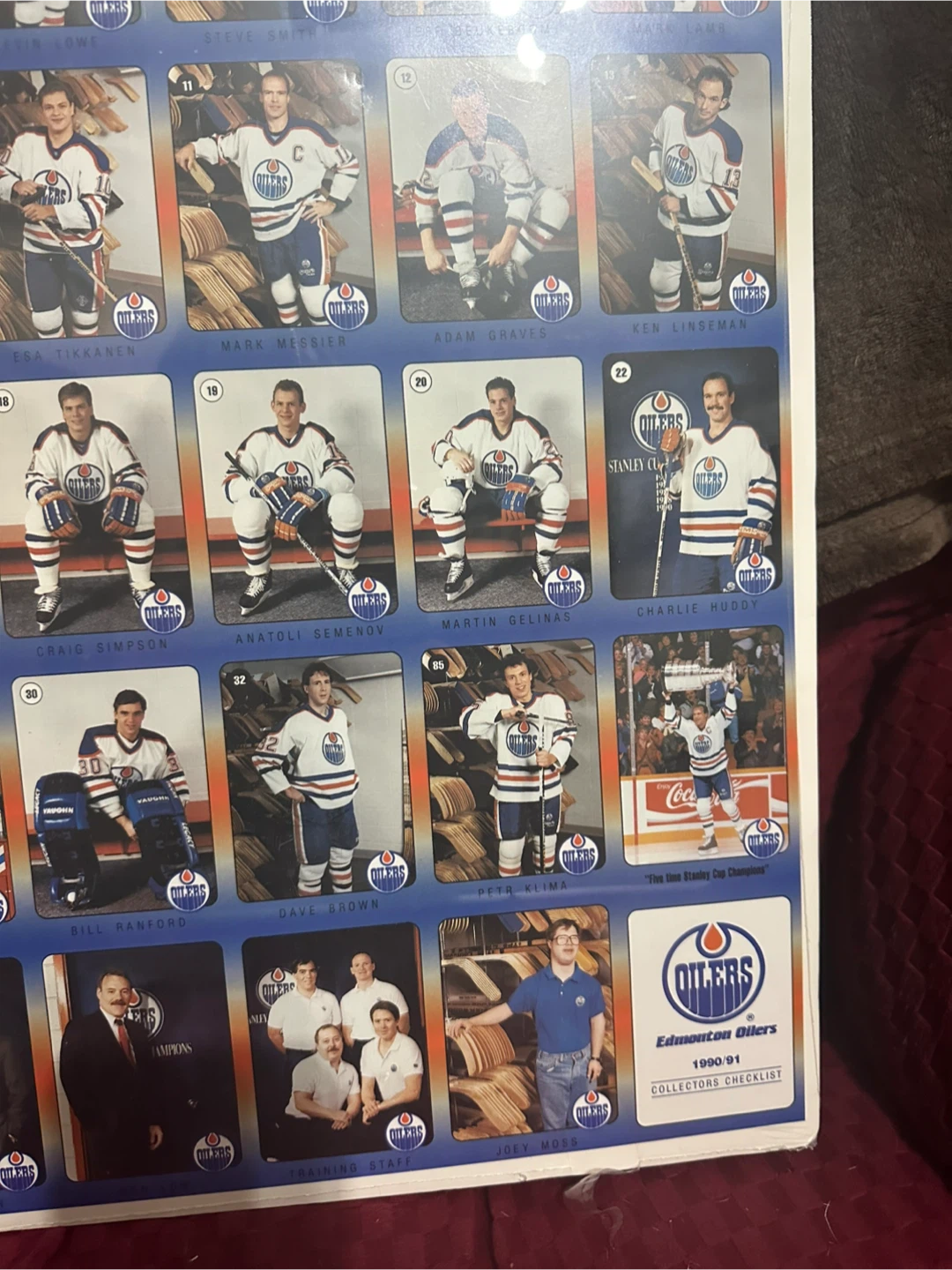 Edmonton Oilers 1990/91 Collectors Edition Checklist - photo 3