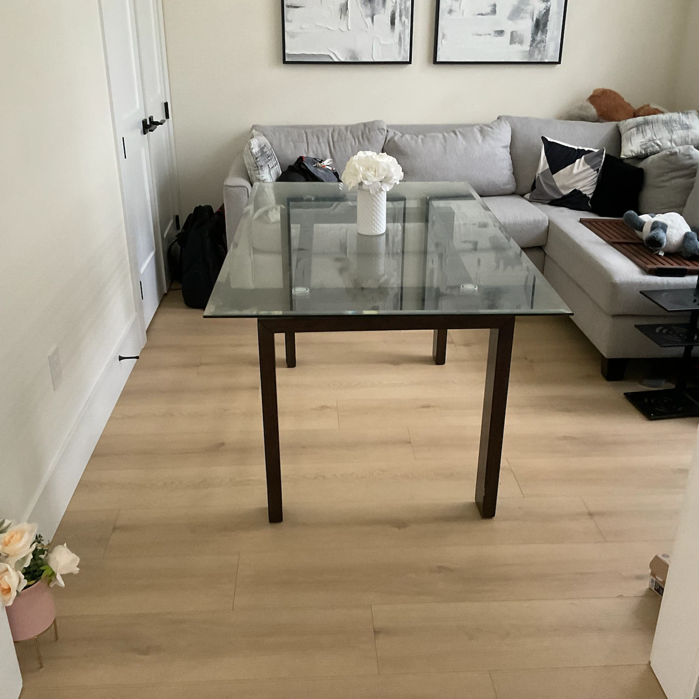 Glass Top Dining Table - photo 3